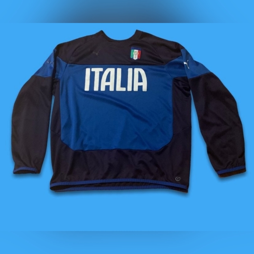 Puma Italia Long Sleeve Sweater Pullover